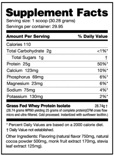 Grass Fed Whey Protein Isolate - Image 5