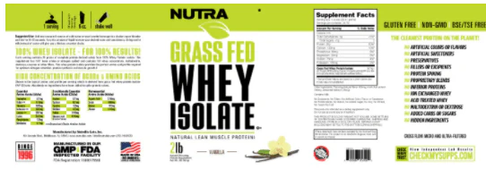Grass Fed Whey Protein Isolate - Image 8