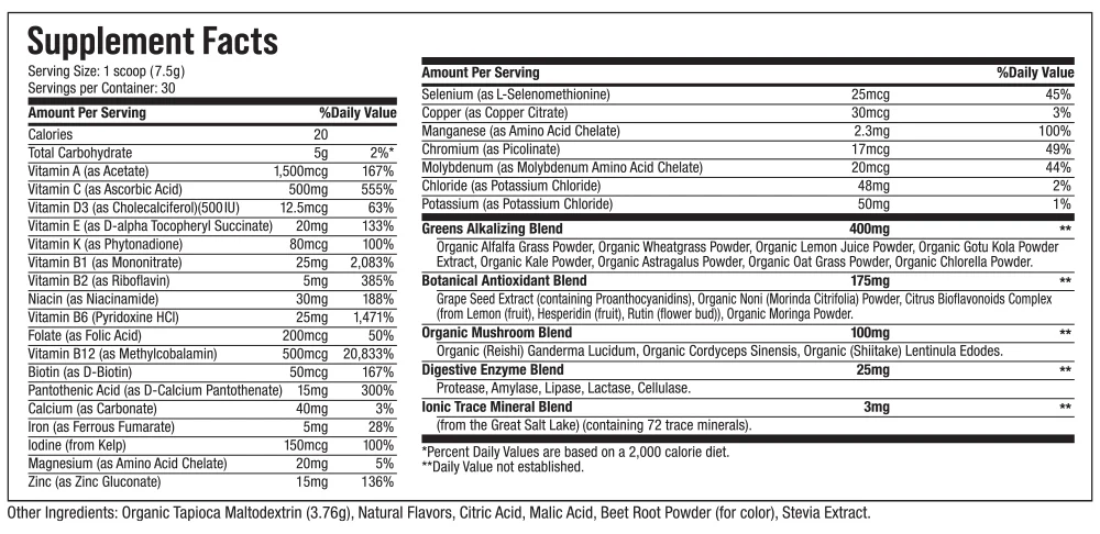 NU-TEK Nutrition SUPER MULTI+ - Image 4