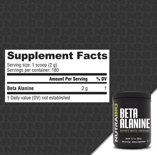 Nutrabio Beta Alanine - Image 2