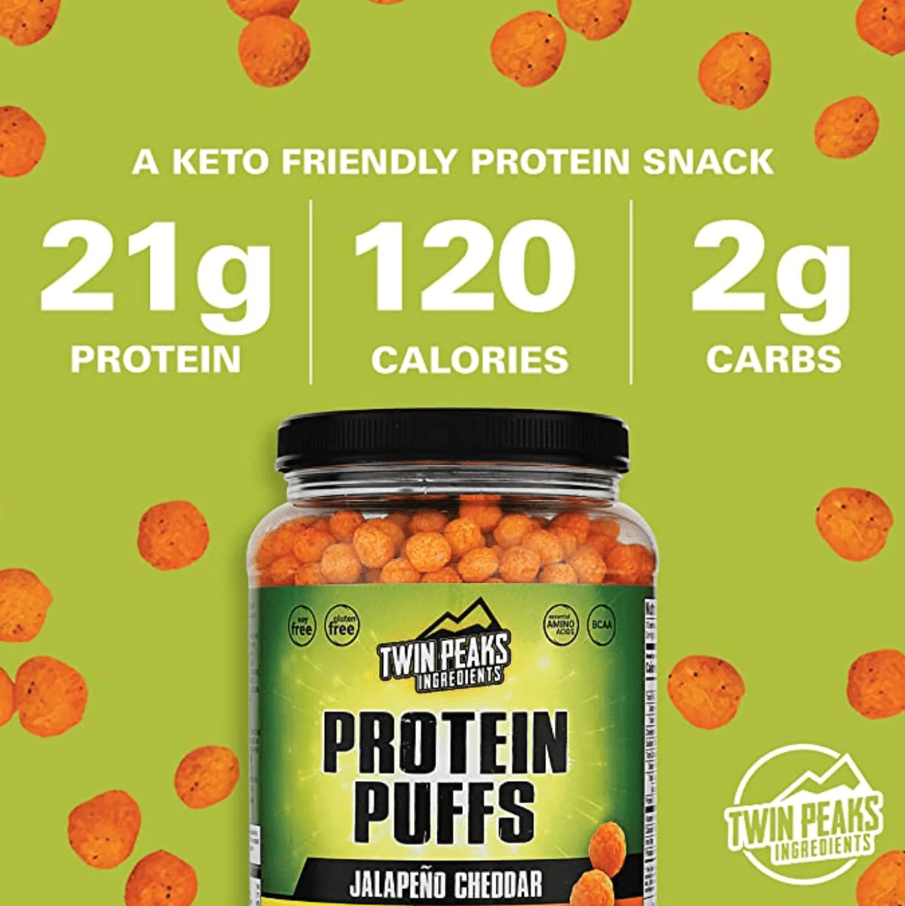 Protein Puffs Jalapeno Cheddar - Image 2